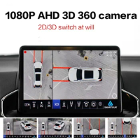 Video recorder Universal 360° Surround View Car camera 360 degree Panoramic front rear left right cameras For Android head unit