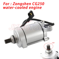 11 Teeth Motorcycle Starter Electric Starting Motor Suitable for Lifan Zongshen Longxin CG250 water-cooled engine