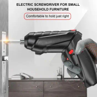 Rechargeable Electric Screwdriver Set Mini Household Lithium Battery Tool Multifunctional Electric Drill Electric Screwdriver
