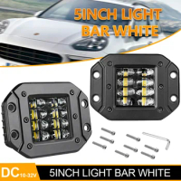5 Inch 40W LED Work Light Bar For Jeep Wrangler Car Truck Offroad Boat ATV Spot Beam Lenses LED Pods Driving Fog Light 12V 24V