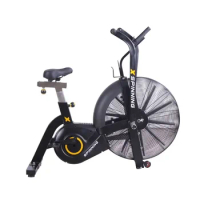 Air bike Fitness Machine cross fitness Spin Bike Exercise Folding Indoor Body Building Home fan Static Bicycle Sports Green