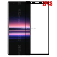 2PCS For Sony Xperia 5 Full Coverage Tempered Glass Screen Protector Protective Film For Sony Xperia 5 J8210 J8270 J9210