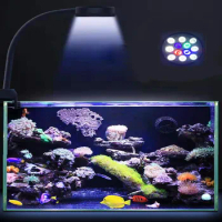 Full Spectrum Small seawater coral fish tank aquarium clip light aquarium LED coral light stand Saltwater LED