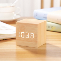 迷你鬧鐘創意個性懶人學生用床頭小型簡約電子小鐘表宿舍桌面時鐘