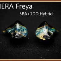 KINERA Freya 3BA+1DD Hybrid Hand Painted In Ear Earphones Earbuds HIFI DJ Monitor Audiophile Earplug Headset Kinera YH623 Seed