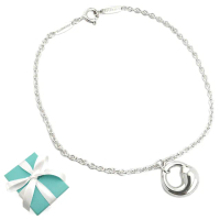 【Tiffany&Co. 蒂芙尼】925純銀-太極造型墜飾手鍊