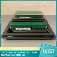 1Pcs For SK Hynix RAM 16GB 16G 2RX8 DDR4 2400 PC4-2400T ECC REG HMA82GR7AFR8N-UH Memory