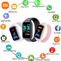 Xiaomi Y68 Smart Watch Sports Fitness Tracker Adult Heart Rate Monitor Kids Children Smartwatch Bracelet D20 Call Reminder Music