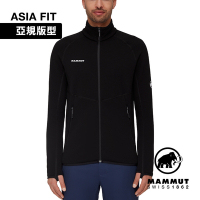 【Mammut 長毛象】Aconcagua ML Jacket AF Men 運動刷毛機能立領外套 男款 黑色 #1014-04292
