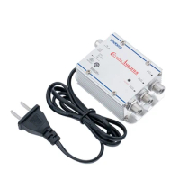 New 1 In 3 Out CATV Cable Indoor TV Signal Amplifier 2 3 4 Ways Community Antenna Signal Booster Amplifier Booster Splitter
