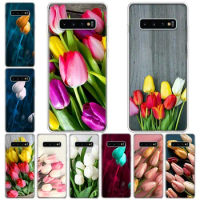 Tulip flower Phone Case For Galaxy A15 A25 A35 A55 M52 M51 M32 M31 M30S M12 M11 Samsung Note 20 Ultra 10 Plus 9 8 S10 Lite Cover