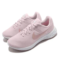 【NIKE 耐吉】慢跑鞋 Revolution 6 NN 運動 女鞋 輕量 透氣 舒適 避震 路跑 健身 粉紫 白(DC3729-500)