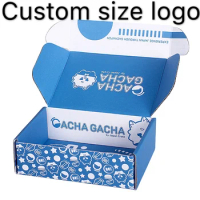 1000pcs kraft box wholesale color package carton small gift box Wigs blank 3layer corrugated box customized size printed logo