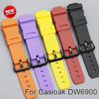 Silicone Watch Band for Casioak DW6900 Series GW-6900A G-6900B GLX-6900GB GLS-6900 Strap DIY Accessories Replacement Bracelet