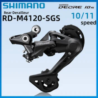 Shimano DEORE RD-M4120 SGS Bicycle Mountain Bike Hidden Rear Derailleur Governor 2x10S/11 Speed Original Parts