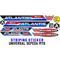 LIS COD / VARIASI SEPEDA MTB/BIKE ALL STRIPING/STICKER VARIASI CUSTOM MOTIF TERBARU/STICKER ALL BIKE