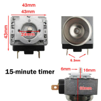 Electric Oven Timer Switch Easy to Install and Durable for Electric Pressure Cooker Rice Cooker Steamer Mechanical Timer