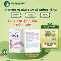 Viên uống vitamin tổng hợp Elevit 30v, chính hãng Bayer, bổ sung vitamin tổng hợp cho cơ thể