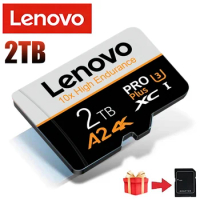 Original Lenovo 2TB 1TB Micro SD Card Memory Card TF/SD 128GB 256GB 512GB Mini Memory Card Class10 for Camera/Phone 2024 NEW