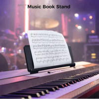 Sheet Music Stand, Portable Desktop Book Stand Sheet Music Stand for Casio Roland Yamaha P35 P45 P48 P105 P115 P121