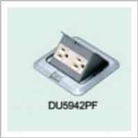 【國際Panasonic】DU 5942PFK 銀色彈插座附接地雙插座