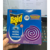 RAID-Nhang Muỗi Hương Oải Hương 10 KHOANH RAID