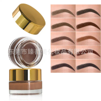 Cross-Border Exclusive 10 Colors Long-Lasting Eyebrow Cream Nourishing Cream Waterproof Eyebrow Dye 