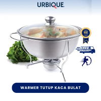 URBIQUE - MANGKOK SAJI PENGHANGAT SOUP WARMER / WARMER BULAT PEMANAS MAKANAN PRASMANAN