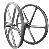 27.5er Carbon 6 Spoke wheels Wide 36mm inner 30mm depth 25mm XC AM E-Bike MTB Wheelset 650B carbon Six spoke Wheels