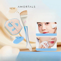 Bộ Cọ Tán Kem Nền, AMORTALS, Cushion Phấn Phủ, Trang Điểm Nền, Lông Mút, Không Dễ Hấp Thụ Phấn, Nhẹ,