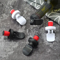 Plastic Wine Bottle Stopper Vacuum Sealed Wine Bottle Stopper Champagne Saver Pressure Sealer Preserver Retain Freshness Tools