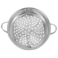 Stobaza Food Steamer Round Basket 22Cm Stainless Steel Steam Rack Compatible with Instant Pot