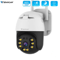 Vstarcam 1080P PTZ Wifi IP Camera 3MP Outdoor Color Night Vision AI Human Detect Wireless Camera P2P Audio CCTV Surveillance Cam