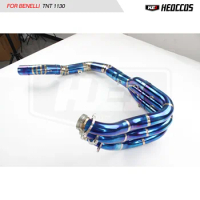 HEO Titanium Alloy Manual Exhaust For Benelli TornadoTre TNT 1130 Exhaust Modification Blued Customized