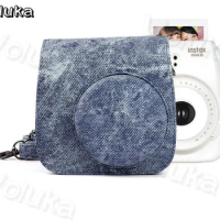 Instax Mini 9 Camera Case Quality PU Leather Shoulder Bag with Strap for F Instax Mini 9, Instax Mini 8 Cartoon CD50 T06