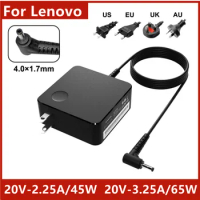 45W/65W 20V2.25A/3.25A 4.0*1.7mm AC Laptop Charger Power Adapter For Lenovo IdeaPad 510 310 110 100s B50-10 Yoga710s 510-14ISK