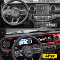 For For Jeep Wrangler J-MAX JL Gladiator Android Car Radio GPS Navigation Multimedia Player Head Unit Screen Audio Video Player