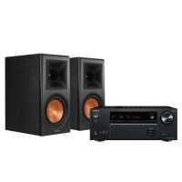 【Klipsch】RP-600M書架式喇叭+ONKYO TX-NR6100 兩聲道