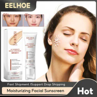 Eelhoe Face Body Sunscreen Cream Facial Sunscreen Spf 44 Sun Block Cream Moisturizer Oil Control Protector Solar Skin Care Cream