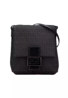 Fendi 二手芬迪Zucchino帆布斜背包
