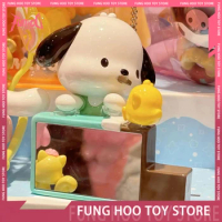 Miniso Sanrio Blind Box Colorful Food Fun Series Surprise Box Mysterious Figure Anime Peripheral Decorative Doll Kids Toys Gifts