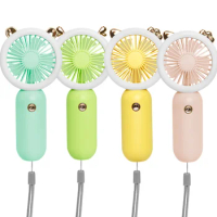 100pcs Handheld Pocket Fans USB Charging Lazy Fan Desktop Mini Fan Portable Dormitory Home Gift Student Outdoor Travel Mini Fan