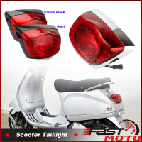 Scooter Taillight Frame Rear Tail Light Motorcycle Stop Brake Lamp Blinker Flash Lights For LX 50 1