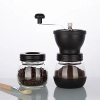 1Pcs Portable Hand Grinder Coffee Detachable Machine Thickness Grinder Coffee Beans Household Small Coffee Bean Powder Grinder