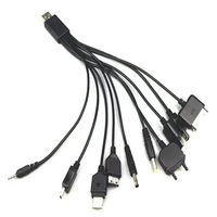 Universal 10 in 1 Micro USB Multi Charger Usb Cables for Mobile Phones Cord for KG90 Sony Phone SAMSUNG Tablets Digital Device