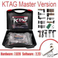 KTAG V7.020 ECU Programmer Tool Online Software Ktag 2.25 For Car Truck Tractor Bike Reading Writing Via Tricore BDM GPT Cable