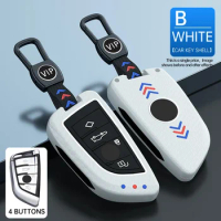 ABS+silicone Car Remote Key Case Cover Shell For BMW X1 X3 X5 X6 X7 G20 G30 G01 G02 G05 G11 G32 1 3 5 7 Series Accessories