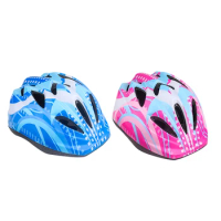Hot AD-Kids Bike Helmet For Girls Boys Adjustable Bicycle Helmet For Skateboard Cycling Road Street Roller Scooter Helmets