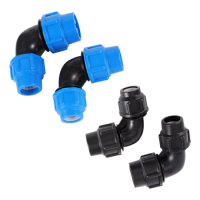 25-20/32-25mm Head Garden Agricultural Irrigation Pe Pipe Fittings 90 Degree Elbow Reducer Irrigation Water Pipe Fittings