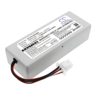 Medical 17000mAh/244.80Wh Battery For Philips Respirateur V60 Respirateur V60S Respironics V60 Respironics V60S White 14.40V